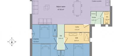Programme terrain + maison à Le Barcarès en Pyrénées-Orientales (66) de 100 m² à vendre au prix de 479000€ - 4