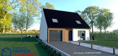 Programme terrain + maison à Rivière en Pas-de-Calais (62) de 95 m² à vendre au prix de 207580€ - 1