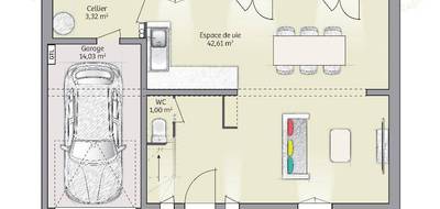 Programme terrain + maison à Étréchy en Essonne (91) de 80 m² à vendre au prix de 293600€ - 4