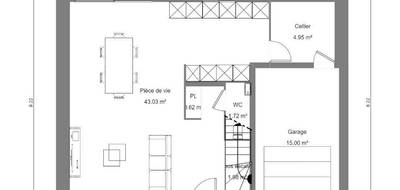 Programme terrain + maison à Dechy en Nord (59) de 92 m² à vendre au prix de 225000€ - 3