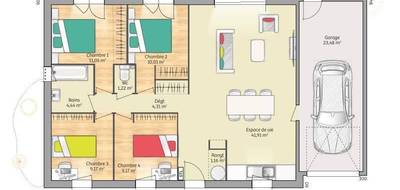 Programme terrain + maison à Le Neubourg en Eure (27) de 92 m² à vendre au prix de 191000€ - 4