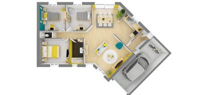 Programme terrain + maison à Domfront-en-Champagne en Sarthe (72) de 97 m² à vendre au prix de 208077€ - 4