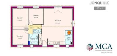 Programme terrain + maison à Saint-Médard-d'Aunis en Charente-Maritime (17) de 80 m² à vendre au prix de 240000€ - 4