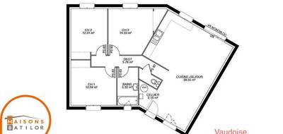 Programme terrain + maison à Navenne en Haute-Saône (70) de 93 m² à vendre au prix de 293260€ - 4