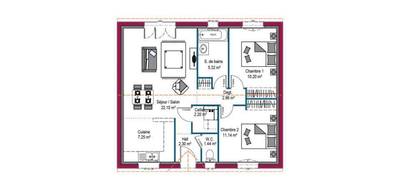 Programme terrain + maison à Beychac-et-Caillau en Gironde (33) de 110 m² à vendre au prix de 303182€ - 4