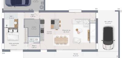 Programme terrain + maison à Notre-Dame-de-l'Isle en Eure (27) de 160 m² à vendre au prix de 505470€ - 4