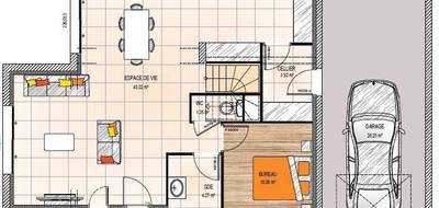 Programme terrain + maison à Corzé en Maine-et-Loire (49) de 123 m² à vendre au prix de 309800€ - 4