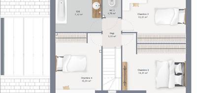 Programme terrain + maison à Thumeries en Nord (59) de 105 m² à vendre au prix de 361000€ - 4