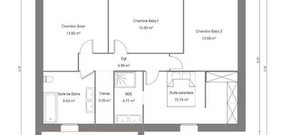 Programme terrain + maison à Bruille-lez-Marchiennes en Nord (59) de 160 m² à vendre au prix de 395000€ - 4