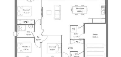 Programme terrain + maison à Nouzilly en Indre-et-Loire (37) de 80 m² à vendre au prix de 209800€ - 4