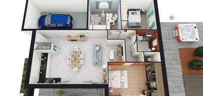 Programme terrain + maison à Saint-Maurice-de-Rémens en Ain (01) de 84 m² à vendre au prix de 280000€ - 3