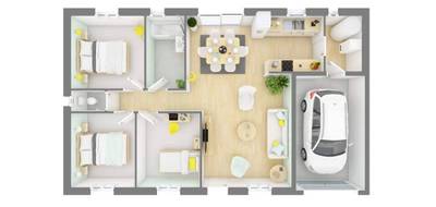 Programme terrain + maison à Dierre en Indre-et-Loire (37) de 94 m² à vendre au prix de 253519€ - 4