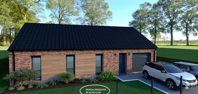 Programme terrain + maison à Sancourt en Nord (59) de 110 m² à vendre au prix de 322000€ - 2
