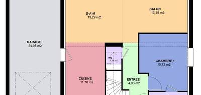 Programme terrain + maison à Lorry-Mardigny en Moselle (57) de 92 m² à vendre au prix de 259000€ - 4