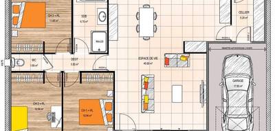 Programme terrain + maison à Erdre-en-Anjou en Maine-et-Loire (49) de 94 m² à vendre au prix de 228500€ - 4