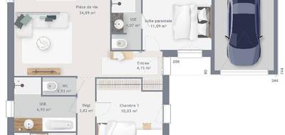 Programme terrain + maison à Tourmignies en Nord (59) de 106 m² à vendre au prix de 450000€ - 2