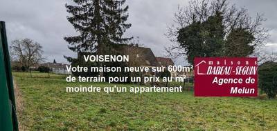 Programme terrain + maison à Voisenon en Seine-et-Marne (77) de 110 m² à vendre au prix de 367860€ - 4