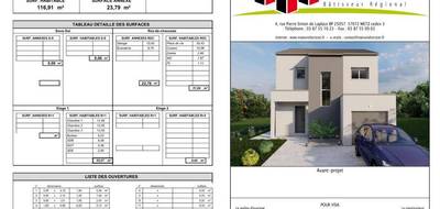 Programme terrain + maison à Metzeresche en Moselle (57) de 116 m² à vendre au prix de 304800€ - 4