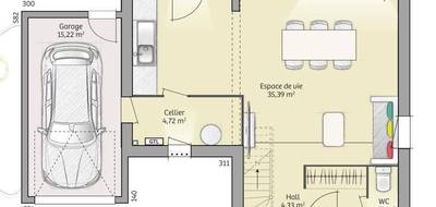 Programme terrain + maison à Saint-Vrain en Essonne (91) de 90 m² à vendre au prix de 260077€ - 4