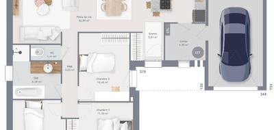Programme terrain + maison à Tourmignies en Nord (59) de 89 m² à vendre au prix de 317000€ - 2