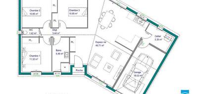 Programme terrain + maison à Couzeix en Haute-Vienne (87) de 96 m² à vendre au prix de 252750€ - 3