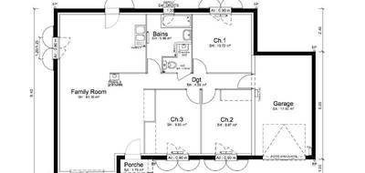 Programme terrain + maison à Châtillon-sur-Chalaronne en Ain (01) de 85 m² à vendre au prix de 262000€ - 3