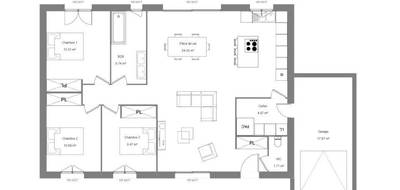 Programme terrain + maison à Manthelan en Indre-et-Loire (37) de 90 m² à vendre au prix de 258580€ - 4