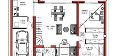 Programme terrain + maison à Soustons en Landes (40) de 118 m² à vendre au prix de 495900€ - 3