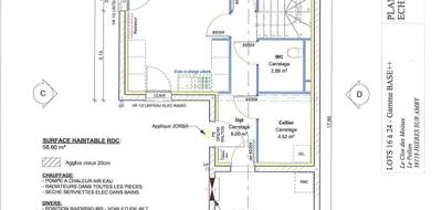 Programme terrain + maison à Pont-de-Chéruy en Isère (38) de 102 m² à vendre au prix de 261600€ - 4