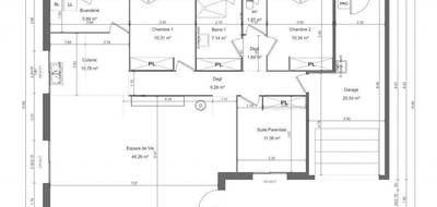 Programme terrain + maison à Saint-Côme-de-Fresné en Calvados (14) de 110 m² à vendre au prix de 299000€ - 3