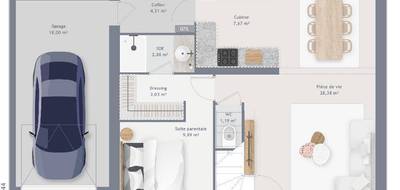 Programme terrain + maison à Le Breuil-en-Auge en Calvados (14) de 85 m² à vendre au prix de 258561€ - 4