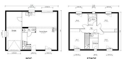 Programme terrain + maison à Izeron en Isère (38) de 103 m² à vendre au prix de 258000€ - 2