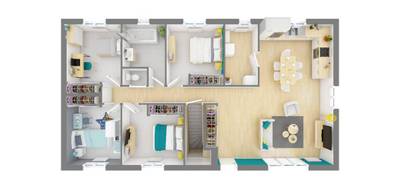 Programme terrain + maison à Creuzier-le-Vieux en Allier (03) de 93 m² à vendre au prix de 269805€ - 4