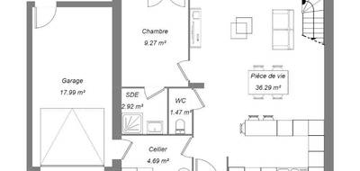 Programme terrain + maison à Manthelan en Indre-et-Loire (37) de 90 m² à vendre au prix de 224710€ - 4