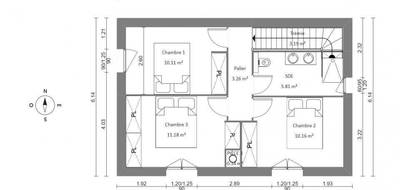 Programme terrain + maison à Vidauban en Var (83) de 80 m² à vendre au prix de 349000€ - 4