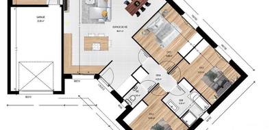 Programme terrain + maison à Les Hauts-d'Anjou en Maine-et-Loire (49) de 103 m² à vendre au prix de 337800€ - 4
