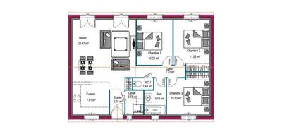 Programme terrain + maison à Margaux-Cantenac en Gironde (33) de 80 m² à vendre au prix de 250000€ - 4