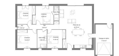 Programme terrain + maison à Draguignan en Var (83) de 105 m² à vendre au prix de 377000€ - 4