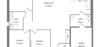 Programme terrain + maison à Manthelan en Indre-et-Loire (37) de 80 m² à vendre au prix de 210770€ - 4