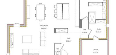 Programme terrain + maison à Lille en Nord (59) de 150 m² à vendre au prix de 584000€ - 4
