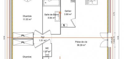 Programme terrain + maison à Bas-en-Basset en Haute-Loire (43) de 70 m² à vendre au prix de 211000€ - 3