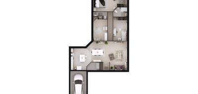 Programme terrain + maison à Ménesplet en Dordogne (24) de 91 m² à vendre au prix de 247780€ - 4