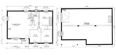 Programme terrain + maison à Annoisin-Chatelans en Isère (38) de 88 m² à vendre au prix de 400000€ - 2