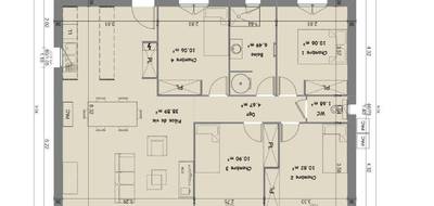 Programme terrain + maison à Saint-Paul-en-Forêt en Var (83) de 95 m² à vendre au prix de 386000€ - 4