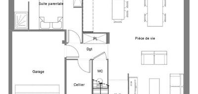 Programme terrain + maison à Vendin-lès-Béthune en Pas-de-Calais (62) de 100 m² à vendre au prix de 250000€ - 4