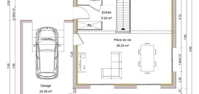 Programme terrain + maison à Ruy-Montceau en Isère (38) de 90 m² à vendre au prix de 285500€ - 3