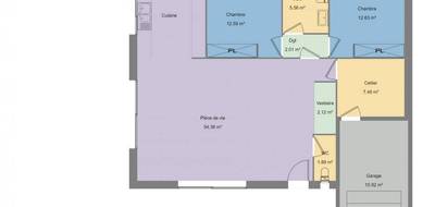 Programme terrain + maison à Sorède en Pyrénées-Orientales (66) de 100 m² à vendre au prix de 398500€ - 3