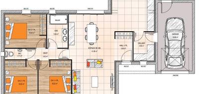 Programme terrain + maison à Erdre-en-Anjou en Maine-et-Loire (49) de 90 m² à vendre au prix de 233000€ - 4