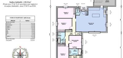 Programme terrain + maison à Clermont-l'Hérault en Hérault (34) de 120 m² à vendre au prix de 375000€ - 4