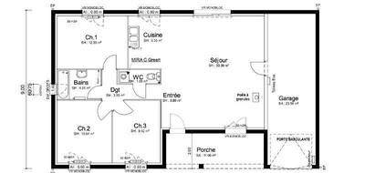 Programme terrain + maison à Bellegarde-en-Forez en Loire (42) de 85 m² à vendre au prix de 229000€ - 2